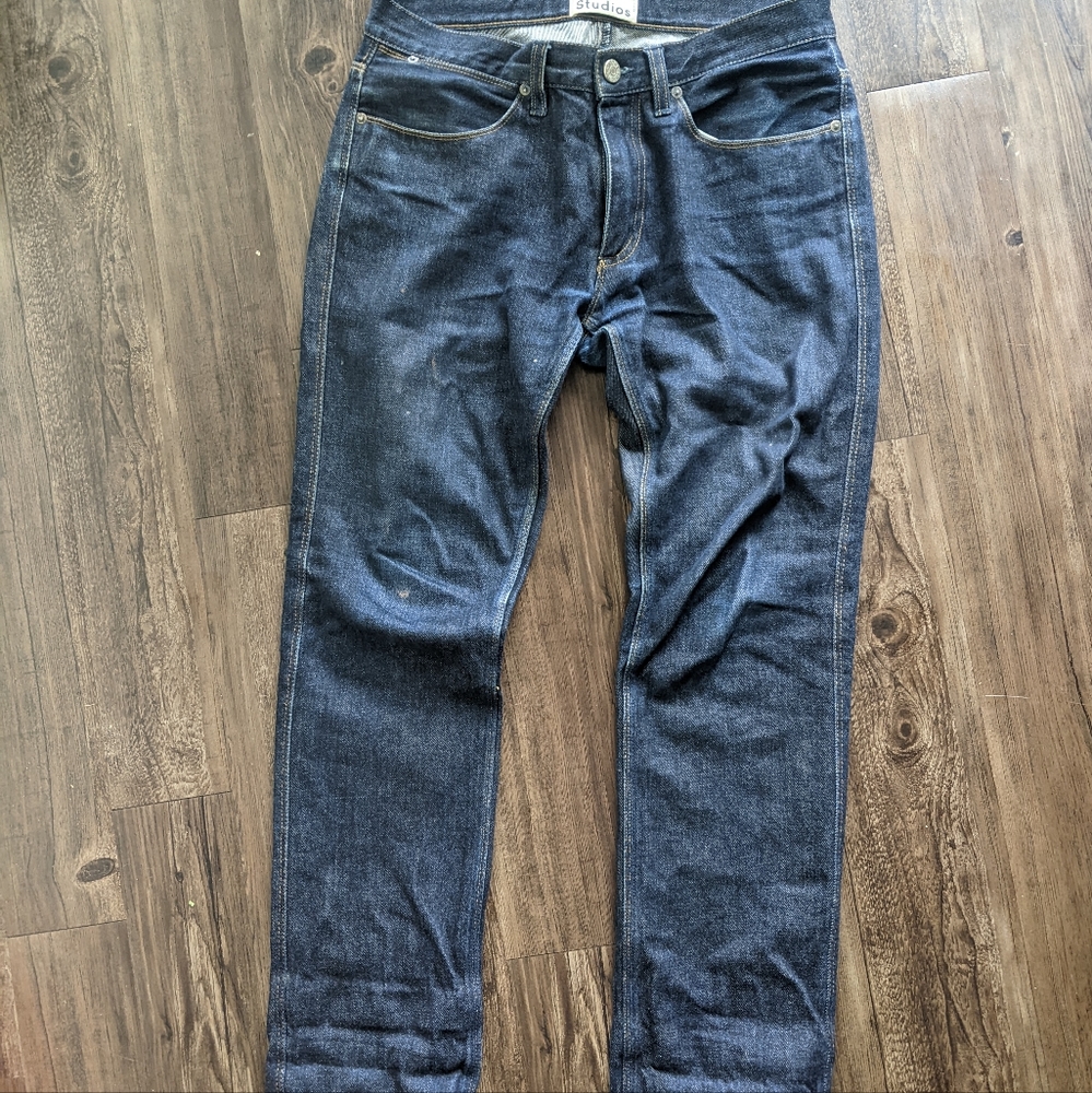 Acne Studios Max Raw Denim